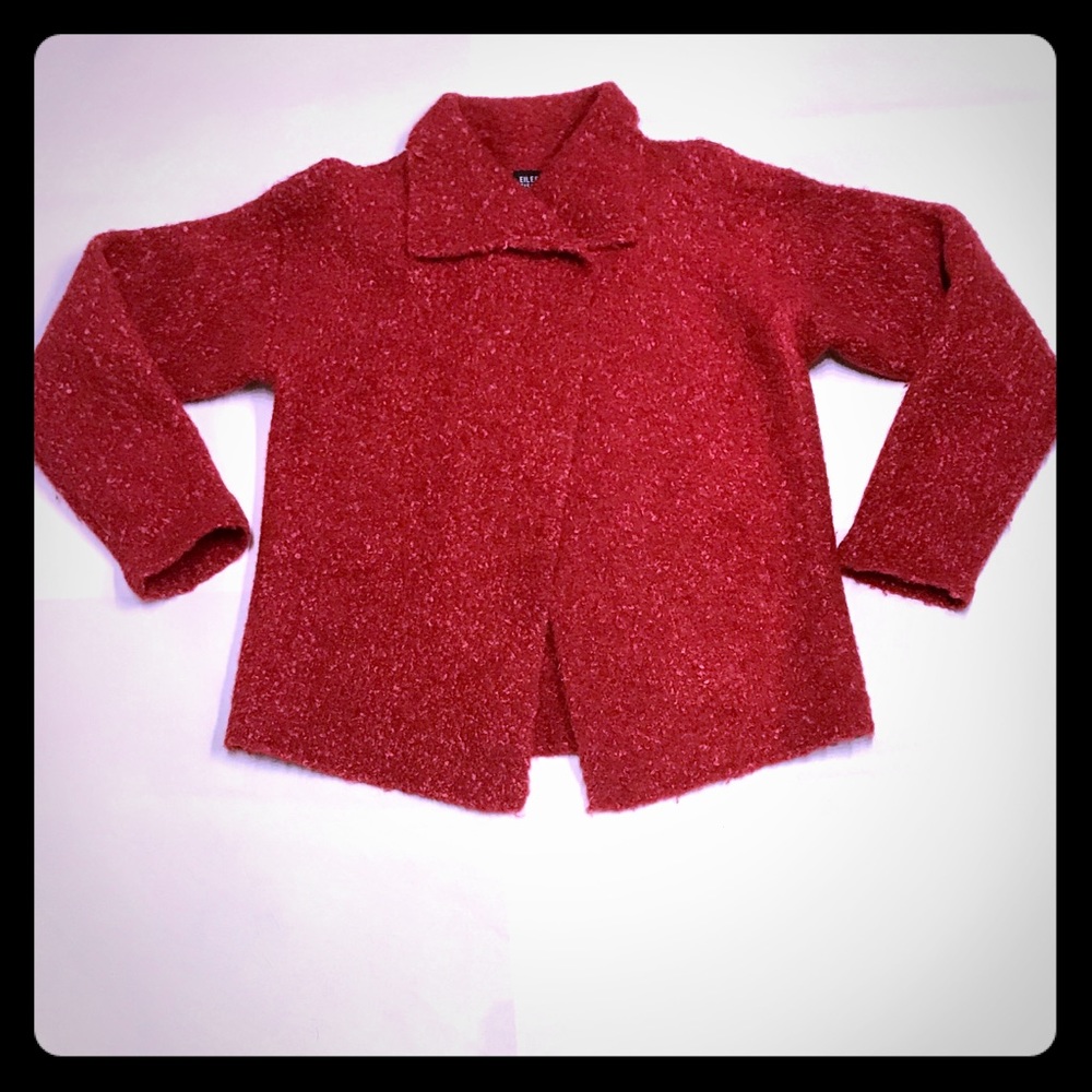 Eileen Fisher size PP wool silk Cardigan Sweater